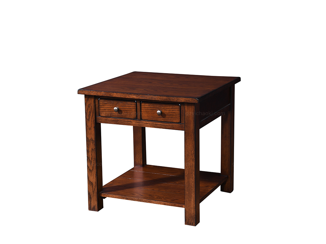 【角几】丹饰林 北美进口红橡 嘉宝莉环保漆 美式角