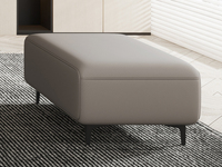 纾康 极简风格 舒适超柔科技布 高密度高回弹海绵 俄罗斯落叶松实木框架 坚实稳固五金脚 灰色 脚踏