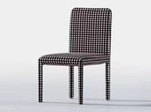 iLoven 意乐威 极简风格 羊绒布+定型棉 餐椅（单把价格 需双数购买 单数不发货）