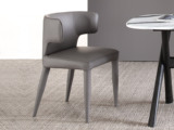 诺美帝斯 极简风格 超纤皮+五金架 餐椅（单把价格 需双数购买 单数不发货）