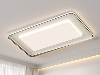 【包邮】 现代简约 铁+亚克力 客厅卧室系列 全屋套餐XY0229白-两室两厅-三色变光 白色 两室两厅(含光源 LED贴片)（内蒙古，新疆，西藏，青海，甘肃、宁夏等地区不包邮 运费请咨询客服）