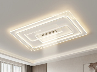 【包邮】 现代简约 铁+亚克力 客厅卧室系列 全屋套餐XY0226白-两室两厅-三色变光 白色 两室两厅(含光源 LED贴片)（内蒙古，新疆，西藏，青海，甘肃、宁夏等地区不包邮 运费请咨询客服）