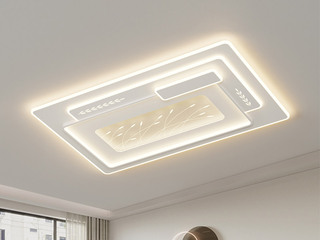 【包邮】 现代简约 铁+亚克力 客厅卧室系列 全屋套餐XY0220白-两室一厅-离线语音+遥控 白色 两室一厅(含光源 LED贴片)（内蒙古，新疆，西藏，青海，甘肃、宁夏等地区不包邮 运费请咨询客服）