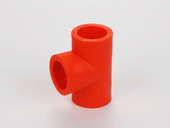 ANRRO 英伦爱喏PP-R彩色水管 正三通 规格20 数量360个/箱 橙色