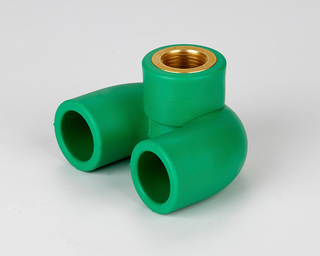 PP-R彩色水管 U型内螺纹弯头 规格20*1/2 数量96个/箱 绿色