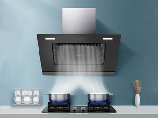 【包邮 包送装】 四重油烟分离技术 延时自动关机功能 LED冷光照明技术跑道环吸吸烟更快 18m3大吸力 一级能效 吸油烟机（内蒙古，新疆，西藏，青海，甘肃、宁夏等地区不包邮 运费请咨询客服）