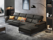 卡罗亚 现代简约  超柔舒适 优质科技布面料 1+3+左贵妃 转角沙发